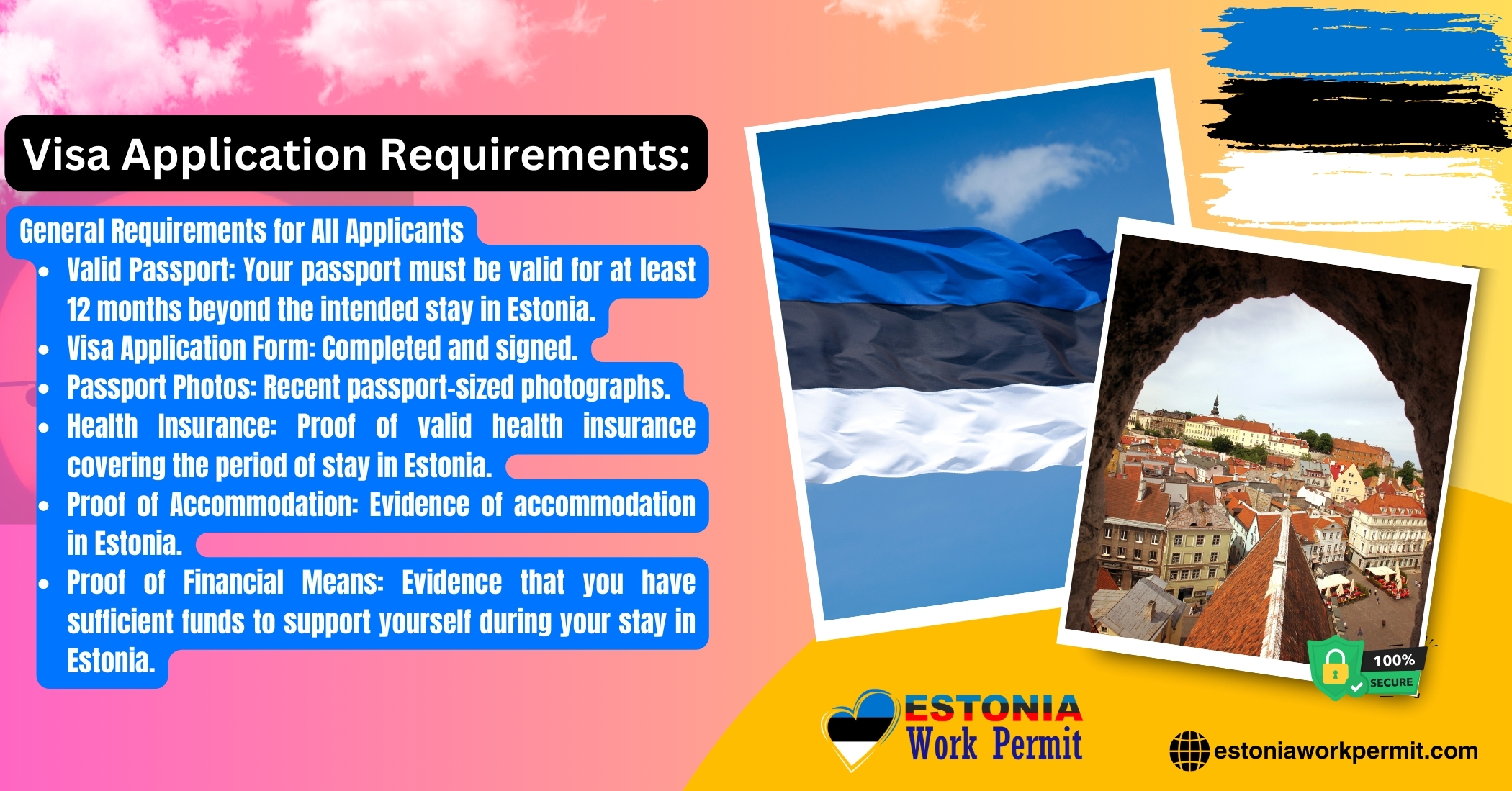Key Information: Estonia Visa Requirements for Tunisian Citizens